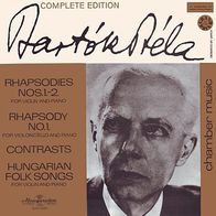 Bartok: Rhapsodies Nos. 1.-2. / Rhapsody No. 1. / Contrasts / Hungarian Folk Songs LP