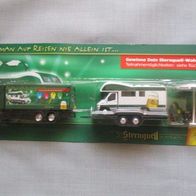 Biertruck 61 Sternquell Werbetruck mit Wohnmobil OVP