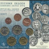 Kursmünzensatz Griechenland 2007
