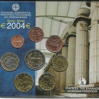 Kursmünzensatz Griechenland 2004