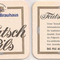Allgäuer Brauhaus - Bierdeckel "Teutsch Pils - Das Pils aus dem Allgäu"