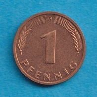 1 Pfennig 1987 G