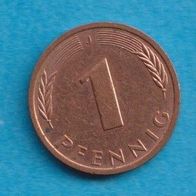 1 Pfennig 1987 J