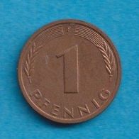 1 Pfennig 1989 F