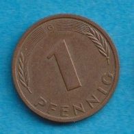 1 Pfennig 1989 G