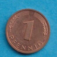 1 Pfennig 1989 J