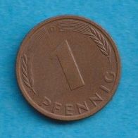 1 Pfennig 1990 D