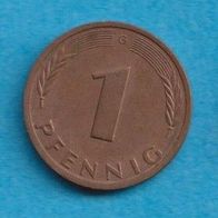 Deutschland 1 Pfennig 1990 G