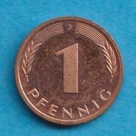 Deutschland 1 Pfennig 1991 J