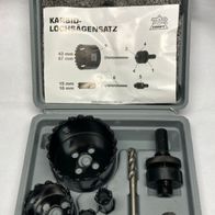Lochsägen Set oder Satz, 6-teilig, inkl. Aufbewahrungskoffer, NEU