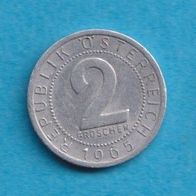 Österreich 2 Groschen 1965
