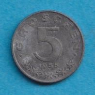 Österreich 5 Groschen 1955