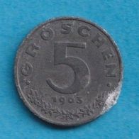 Österreich 5 Groschen 1963