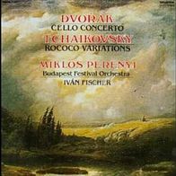 Dvorak: Cello Concerto - Tschaikovsky: Rococo variations LP Perenyi Miklos