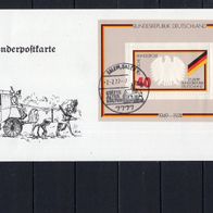 BRD / Bund 1977 Sonderstempel Salem Stätte Alter Kultur mit Block 10 Sonderstempel