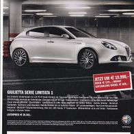 Alfa Romeo Giulietta Serie Limitata 1 ( Österreich ) 2010/12 , 2 Seiten