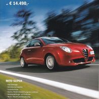 Alfa Romeo Mito Super ( Österreich ) 2013/01 , 2 Seiten