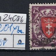 Los H24086: Danzig Mi. 201 y ba, gest