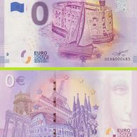 0 Euro Schein Fort Boyard UEAQ 2019-3 selten Nr 1908