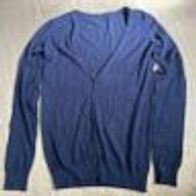 Langarmweste Blau Größe S