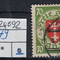 Los H24092: Danzig Mi. 249, gest
