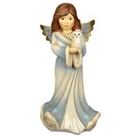 Goebel Engel mit Eule "Mein Wächter in der Nacht" 31 cm Wintertraum 2017 NEU & OVP