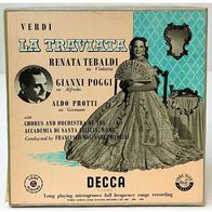 Verdi - La Traviata 3LP Box Set Renata Tebaldi Gianni Poggi Aldo Protti Pradelli