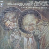 VERDI Massa Da Requiem 2LP Box Set Bernstein & LSO Arroyo/ Veasey/ Domingo/ Raimondi