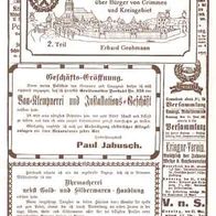 Heimatgeschichtliche Plauderei über Bürger von Grimmen und Kreisgebiet Teil 2