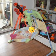 Fisher Price Baby Papasan - elektrische Babyschaukel, Kuschelnest