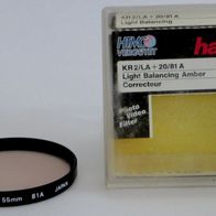 Hoya Filter KR2 / /A + 20 / 81A M55, Light Balancing Amber, Correcteur, 73155