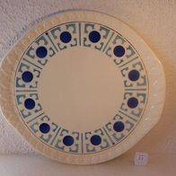 Torgau Keramik Tortenplatte, Spritzdekor * **