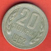 Bulgarien 20 Stotinki 1962