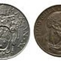 Vatikan Lot 3 Münzen, 5ct 1933-1934, 10 ct 1930, 50 ct 1932 Papst Pius XI.(1922-1939)