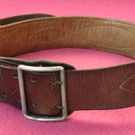 Original Armee Koppel Gürtel UdSSR 95cm braun Leder RKKA Rote Sowjet WW2 Militär