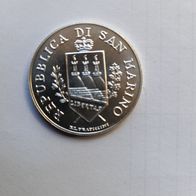 San Marino 5 Euro Silbermünze 2004 aus Kursmünzensatz 925/1000 Silber 18 Gramm