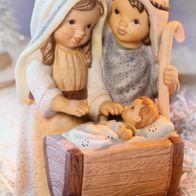 Goebel Nina & Marco Heilige Familie 15 cm Maxi-Krippe 2008 Josef Maria Jesuskind NEU