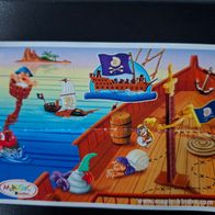 Ü - Ei Beipackzettel Piratelli - Aus der Schatzkiste der Piraten S - 18 EU