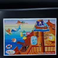 Ü - Ei Beipackzettel Piratelli - Aus der Schatzkiste der Piraten S - 9 EU