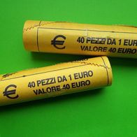 San Marino 2009 1 Euro Rolle mit 40 Münzen * *