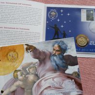 Vatikan 2009 2 Euro Sondermünze * Astronomie Numisbrief