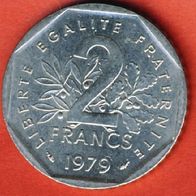 Frankreich 2 Francs 1979