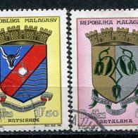 OA0070 Madagaskar, gestempelt o , Michel 509-10. 0,60 M€, (2017)