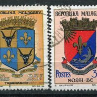 OA0072 Madagaskar, gestempelt o , Michel 515-16. 0,60 M€, (2017)
