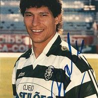 TOP Foto von Krassimir Balakov im Dress von Sporting Lissabon - Bulgarien - Ex VfB,