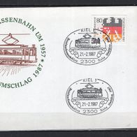 BRD / Bund 1987 Sonderbeleg Kieler Umschlag 1987 mit MiNr. 1309 Sonderstempel