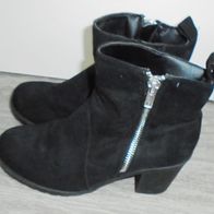 Stiefeletten mit RV von Bonprix Gr.36 schwarz *