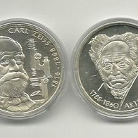 Deutschland 10 DM Münze 1988 Carl Zeiß 625/1000 Silber 15,5 Gramm
