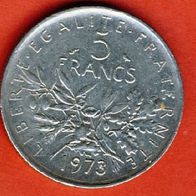 Frankreich 5 Francs 1973