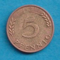 5 Pfennig 1968 F